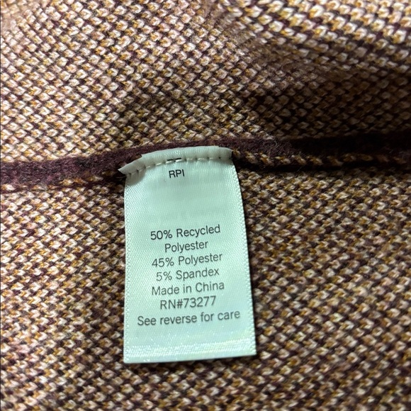 Nine West Knit Open Front Long Line Cardigan,2 pockets, Geometric swirl print - Picture 9 of 10